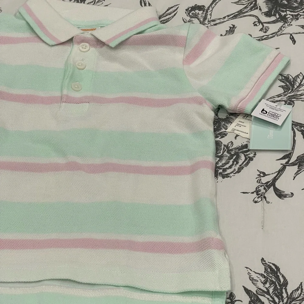 New Gymboree 2T‎ Striped Collared Polo